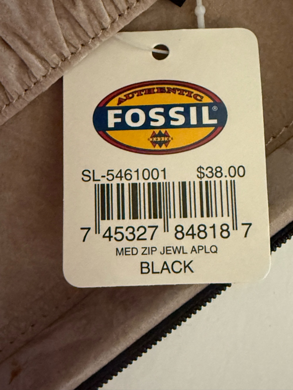 Fossil Genuine Leather Travel Jewelry Case - Picture 8 of 10